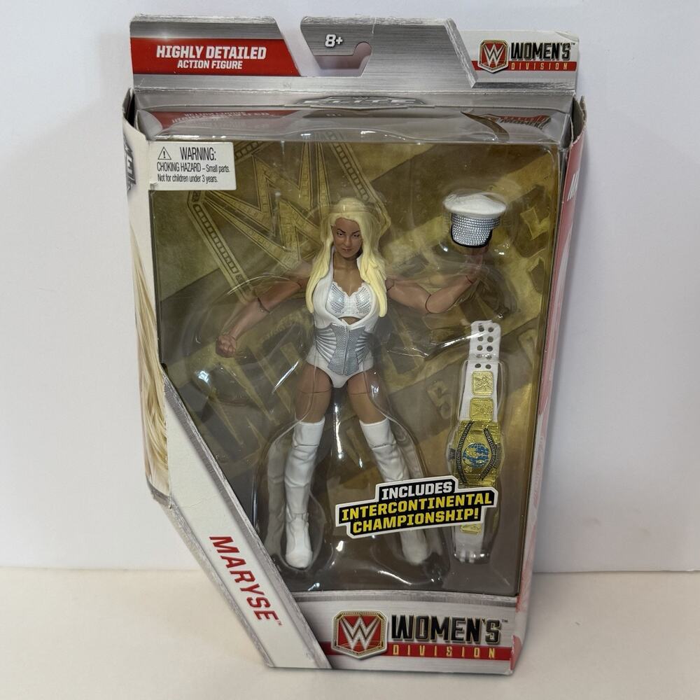 Mattel WWE Wrestling Elite Women's Division Maryse 6" Action Figure White NEW